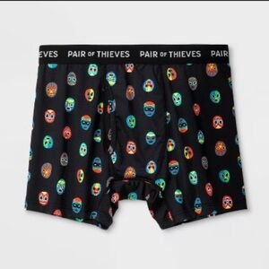 PAIR OF THIEVES Men's Super Fit Novelty Masks Boxer Briefs Size Small